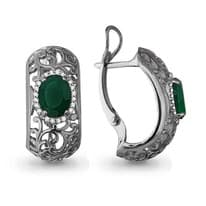 Серьги, серебро, артикул LV4436609А