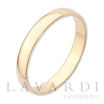Обручальное кольцо золото 3 мм 19.5 размер