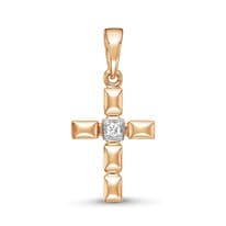 Подвеска из красного золота с бриллиантом V32051510000