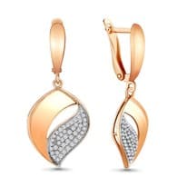 Серьги из золота, артикул LV41637А
