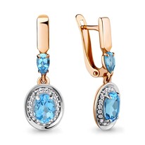 Серьги, артикул LV4710205А, золото