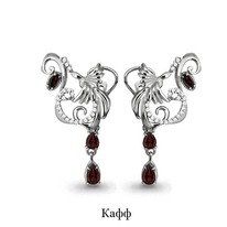 Серьги, серебро, артикул LV4453203А