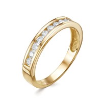 Кольцо из лимонного золота с бриллиантом V18363500000