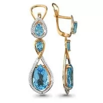 Серьги, артикул LV4451505А, золото