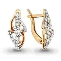 Серьги из золота, артикул LV41296А