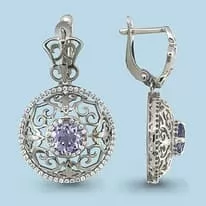 Серьги, артикул LV4429104А, серебро