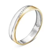 Кольцо из белого золота с бриллиантом V70122530000