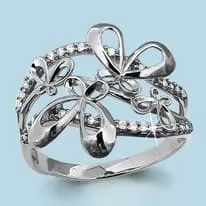 Кольцо из серебра, артикул LV62863А