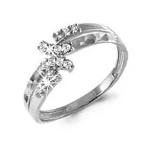 Кольцо из серебра, артикул LV61145А