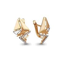 Серьги, золото, артикул LV46008А