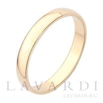 Обручальное кольцо золото 3 мм 21.5 размер