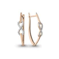 Серьги из золота, артикул LV45573А