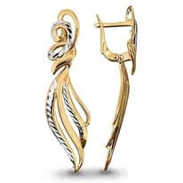 Серьги, артикул LV31744, золото