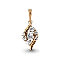 Подвеска, золото, артикул LV25013
