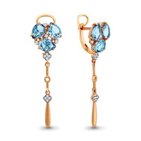Серьги, артикул LV4706305А, золото