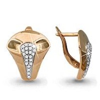 Серьги, артикул LV41628А, золото