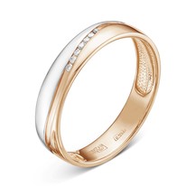 Кольцо из красного золота с бриллиантом V70121510000