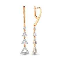 Серьги, артикул LV46276А, золото