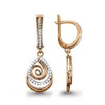 Серьги, золото, артикул LV41921А