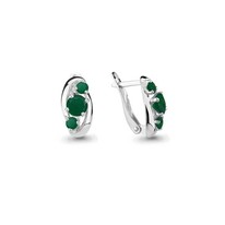 Серьги, серебро, артикул LV4403109