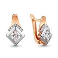 Серьги, артикул LV46643А, золото
