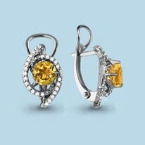 Серьги, артикул LV4434906А, серебро