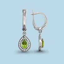 Серьги, артикул LV4410207А, серебро