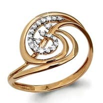Кольцо из золота, артикул LV62807А