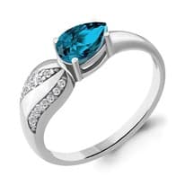 Кольцо из серебра, артикул LV6904105А