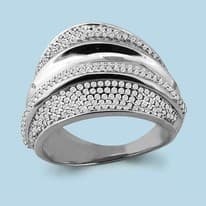 Кольцо из серебра, артикул LV64191А