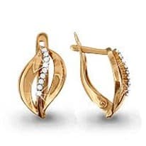 Серьги, артикул LV41790А, золото