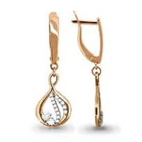Серьги из золота, артикул LV41611А