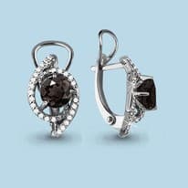 Серьги, артикул LV4434901А, серебро