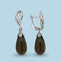 Серьги, серебро, артикул LV4427301А