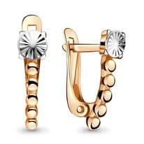 Серьги, золото, артикул LV33410