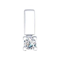 Подвеска из серебра со Swarovski Zirconia