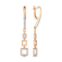 Серьги, артикул LV46268А, золото