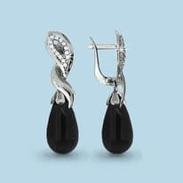 Серьги из серебра, артикул LV4427017А