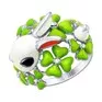 Серебряное кольцо «Кролик» с эмалью 94012642 - превью