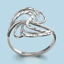 Кольцо, серебро, артикул LV51554