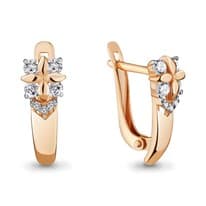 Серьги, артикул LV46634А, золото