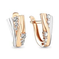 Серьги, артикул LV42148А, золото