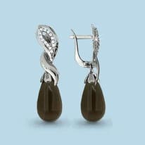 Серьги, серебро, артикул LV4427001А