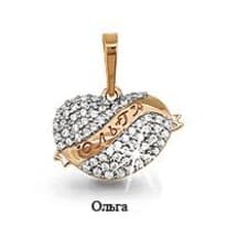 Подвеска из золота, артикул LV21135А