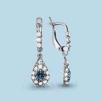 Серьги, артикул LV4409608А, серебро