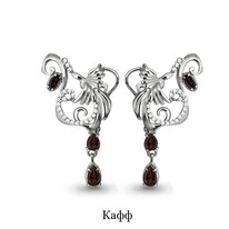 Серьги, артикул LV4453201А, серебро