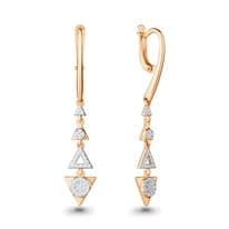 Серьги, золото, артикул LV46264А