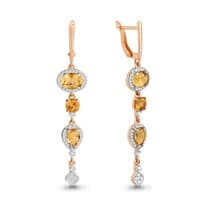Серьги, артикул LV4705806А, золото