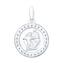 Серебряная подвеска &laquo;Знак зодиака Стрелец&raquo; 