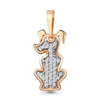Подвеска из золота, артикул LV22661А